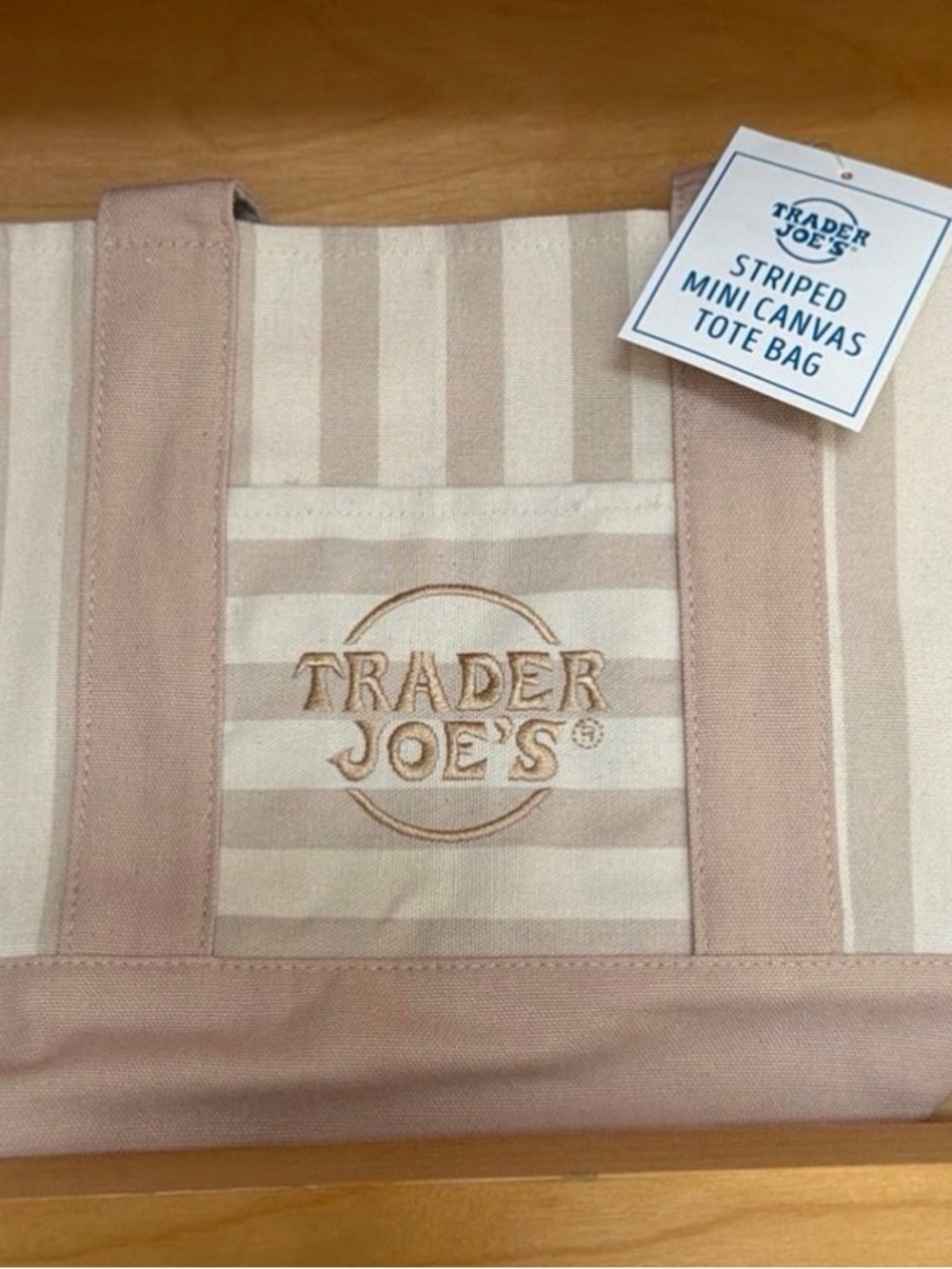 New Striped Trader Joes Mini Tote - Limited Edition
Set of 4 - Picture 2 of 5